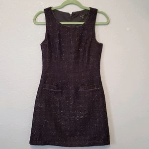 Monteau dark blue shimmer sheath dress